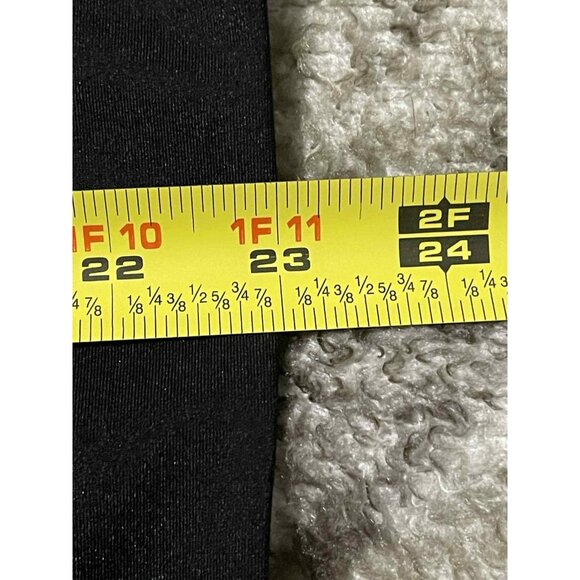 FootJoy Polo Shirt Mens Large Black Gray Striped Golf Performance Lightweight - Picture 4 of 5